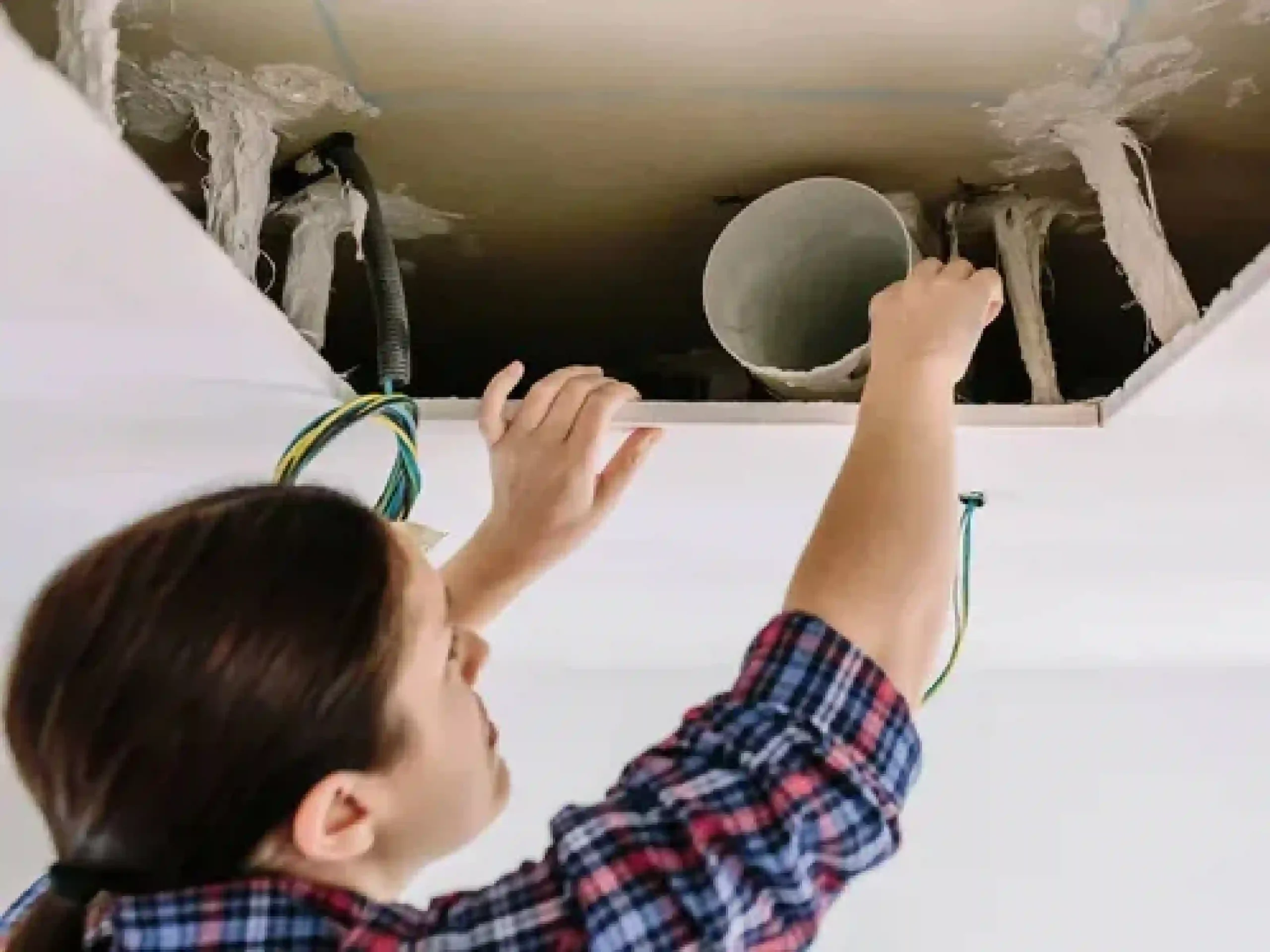 Professional removal of broken brush or rod in dryer vents to ensure optimal airflow and safety.
